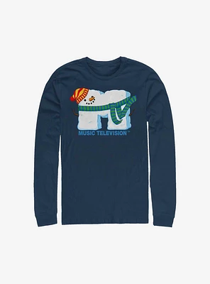 MTV Snowman Logo Long-Sleeve T-Shirt