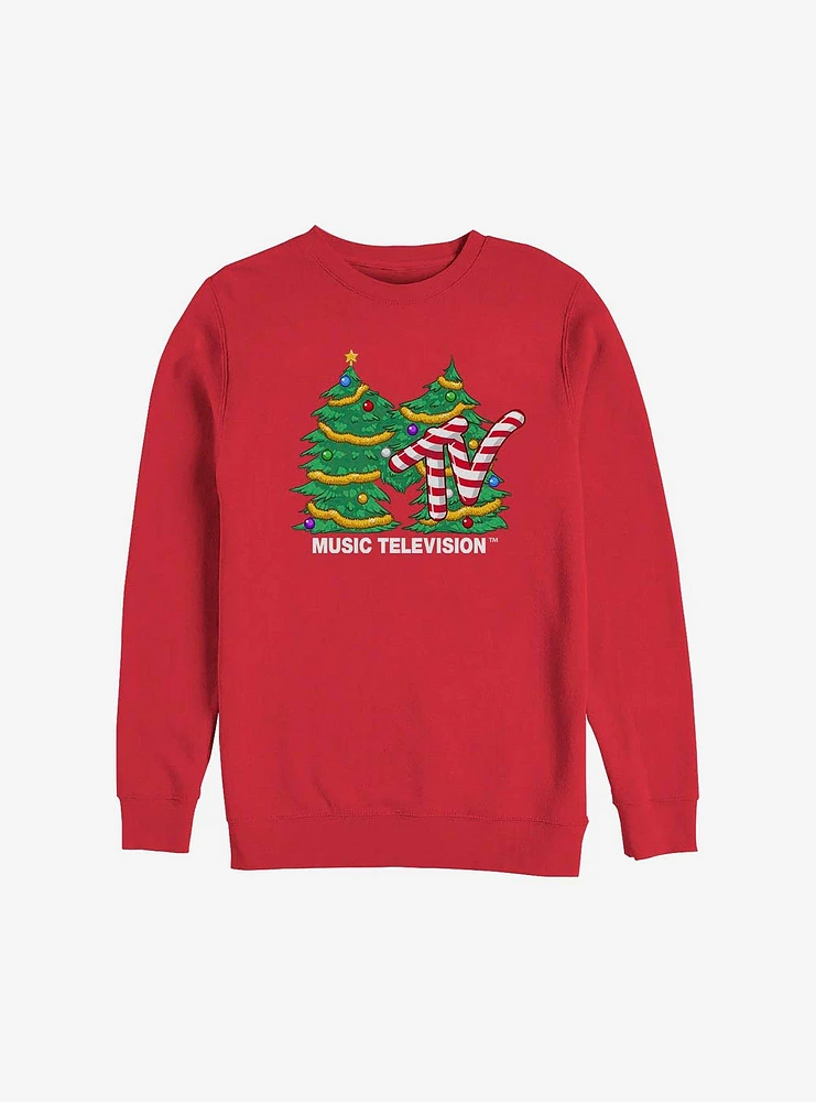 MTV Christmas Tree Logo Sweatshirt