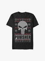 Marvel Punisher Christmas Pattern Sweater T-Shirt