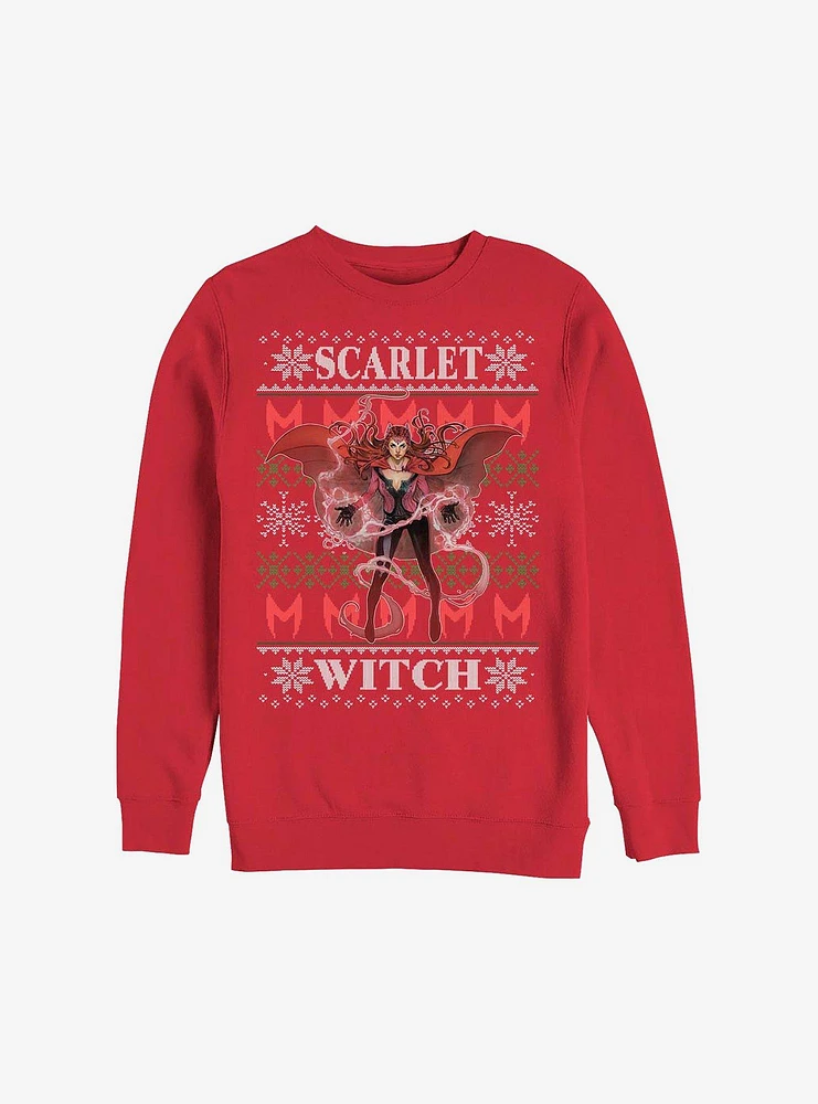 Marvel Scarlet Witch Ugly Christmas Sweater Sweatshirt