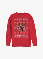 Marvel Scarlet Witch Ugly Christmas Sweater Sweatshirt