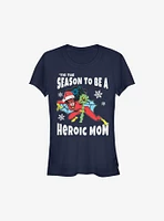 Marvel Spider-Man Heroic Mom Holiday Girls T-Shirt