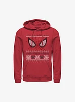 Marvel Spider-Man Eyes  Christmas Sweater Hoodie