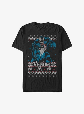 Marvel Venom Ugly Christmas Sweater T-Shirt