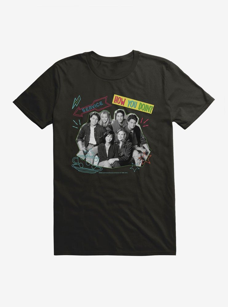 Friends Neon Icon Signs T-Shirt