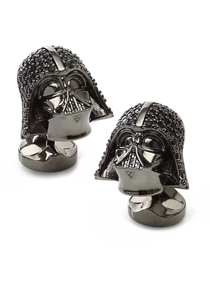 Star Wars Darth Vader Crystal Helmet Cufflinks