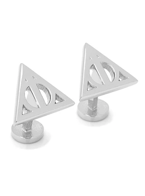 Harry Potter Deathly Hallows Silver Cufflinks