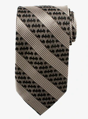 DC Comics Batman Black Pinstripe Tie