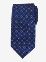 DC Comics Batman Icon Diamond Dot Navy Mens Tie