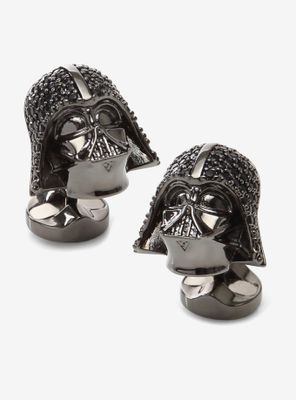 Star Wars Darth Vader Crystal Helmet Cufflinks