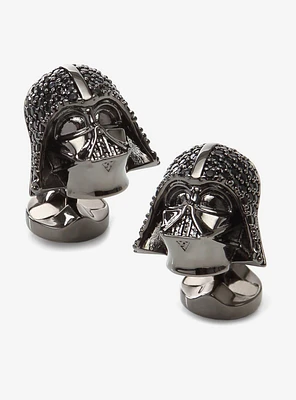 Star Wars Darth Vader Crystal Helmet Cufflinks
