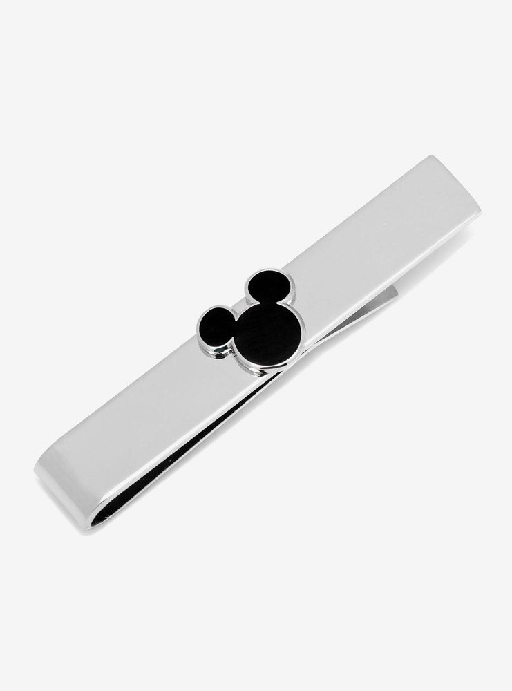 Disney Mickey Mouse Black Silhouette Tie Bar