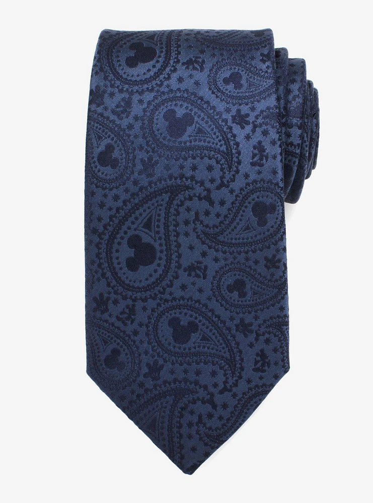 Disney Mickey Mouse Navy Paisley Tie