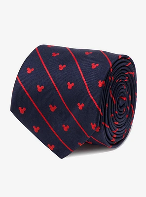 Disney Mickey Mouse Navy Pinstripe Tie