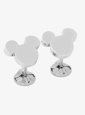 Disney Mickey Mouse Silhouette Stainless Steel Cufflinks