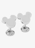 Disney Mickey Mouse Silhouette Stainless Steel Cufflinks