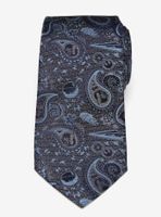 Star Wars Vader Paisley Blue and Gray Tie