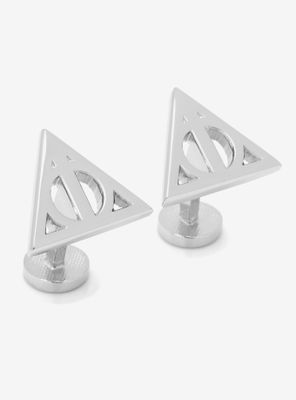 Harry Potter Deathly Hallows Silver Cufflinks