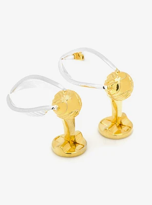 Harry Potter Golden Snitch 3D Cufflinks