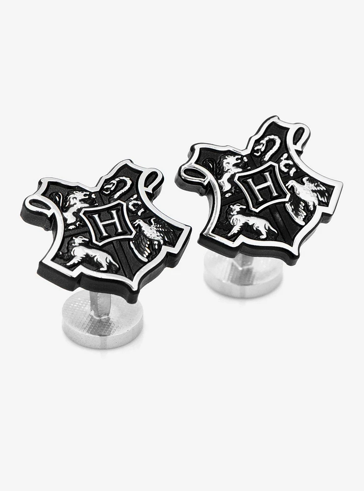 Harry Potter Hogwarts Crest 3D Cufflinks