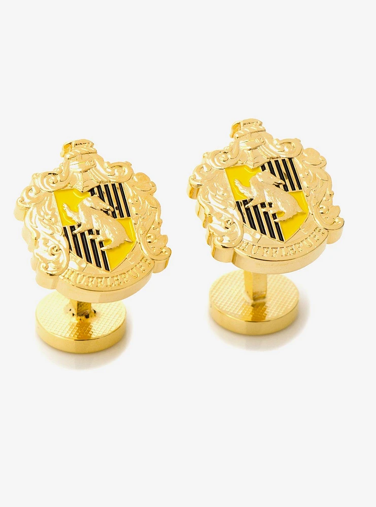 Harry Potter Hufflepuff Crest Cufflinks