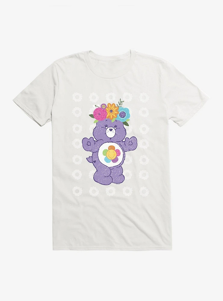 Care Bears Harmony Bear Floral T-Shirt