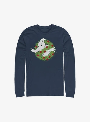 Ghostbusters Holiday Logo Long-Sleeve T-Shirt