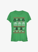 Star Wars Hoth Battle Ugly Christmas Sweater Girls T-Shirt