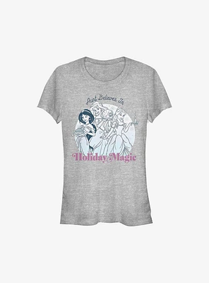 Disney Princesses Holiday Magic Aunt Girls T-Shirt
