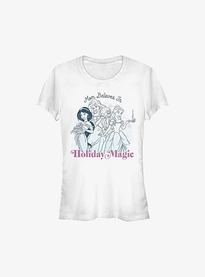 Disney Princesses Holiday Magic Mom Girls T-Shirt