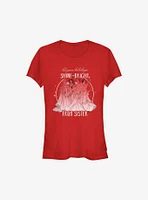 Disney Princesses Shine Bright From Sister Girls T-Shirt