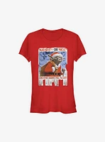 Star Wars Naughty Or Nice Holiday Girls T-Shirt