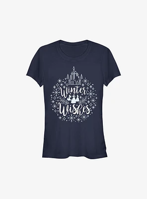 Disney Princesses Winter Wishes Holiday Girls T-Shirt