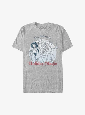 Disney Princesses Dad Believes Holiday Magic T-Shirt