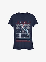 Star Wars Fued Ugly Christmas Sweater Girls T-Shirt