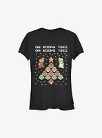 Super Mario Koopa Tree Holiday Girls T-Shirt