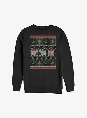 Star Wars Droid Christmas Print Sweatshirt