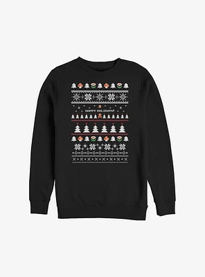 Super Mario Happy Holidays Ugly Christmas Sweater Sweatshirt