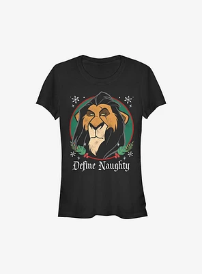 Disney The Lion King Define Naughty Holiday Girls T-Shirt