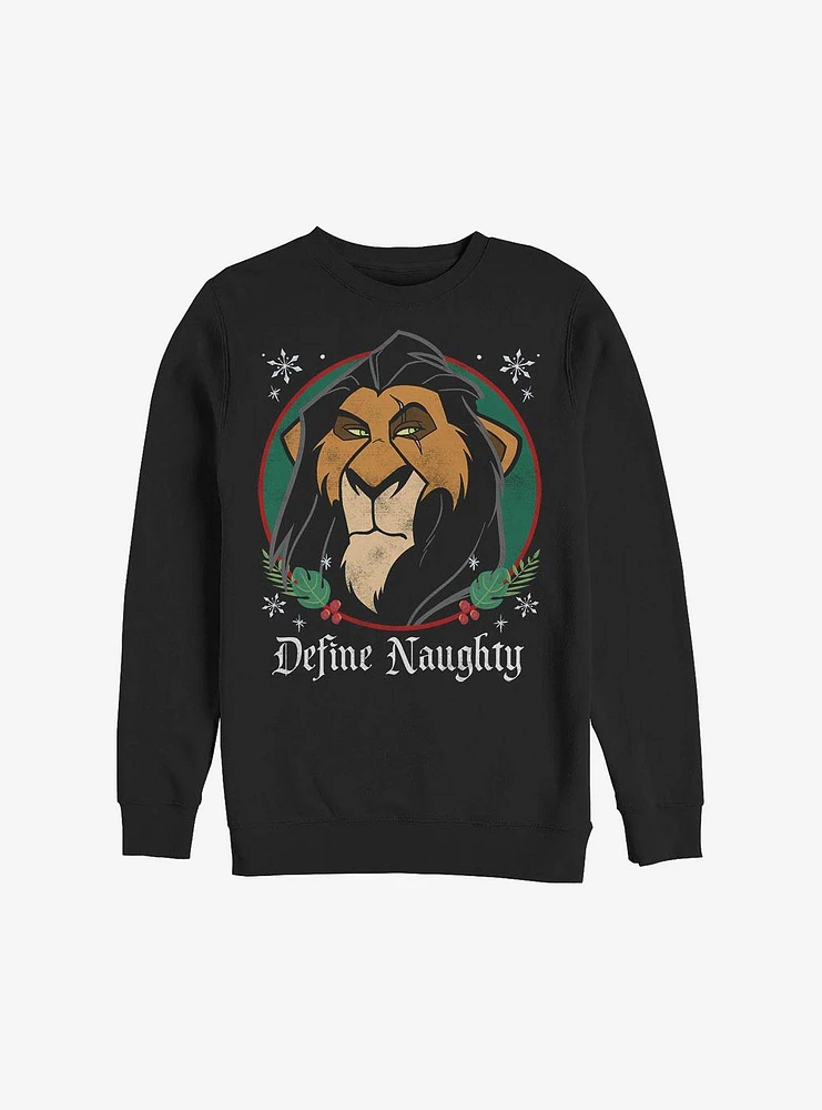 Disney The Lion King Define Naughty Holiday Sweatshirt