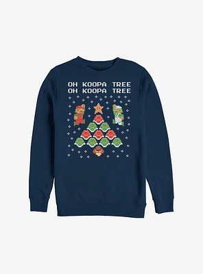 Super Mario Koopa Tree Holiday Sweatshirt