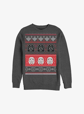 Star Wars Holiday Helmet Ugly Christmas Sweater Sweatshirt