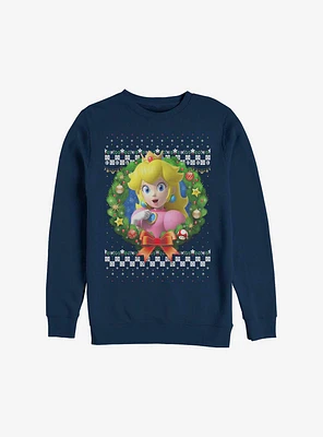 Super Mario Luigi Peach Holiday Sweatshirt