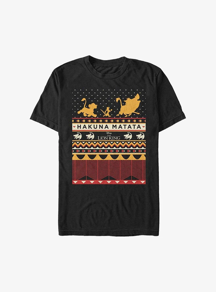 Disney The Lion King Hakuna My Knits Ugly Christmas Sweater T-Shirt