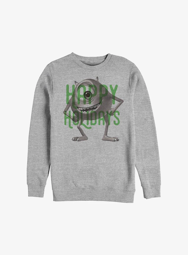 Disney Pixar Monsers University Happy Holidays Sweatshirt