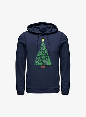 Super Mario Trees A Crowd Holiday Hoodie