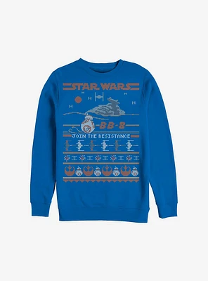 Star Wars BB-8 Resistance Ugly Christmas Sweater Sweatshirt