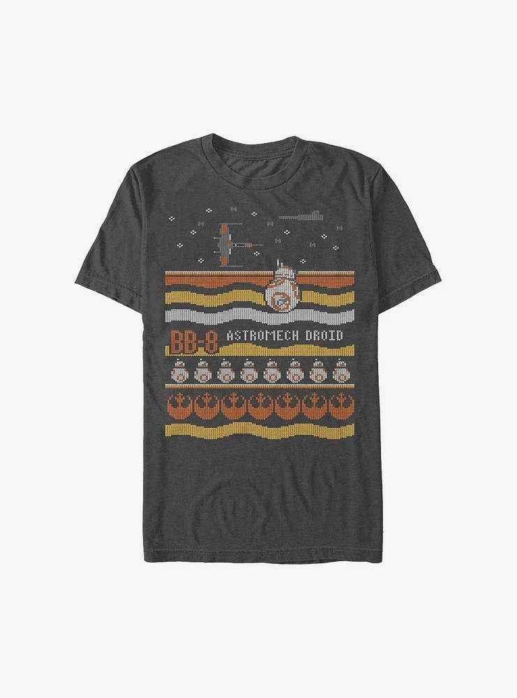 Star Wars Astromech Christmas Pattern T-Shirt