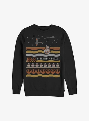Star Wars Episode VII The Force Awakens Astromech Droid Ugly Christmas Sweater Sweatshirt