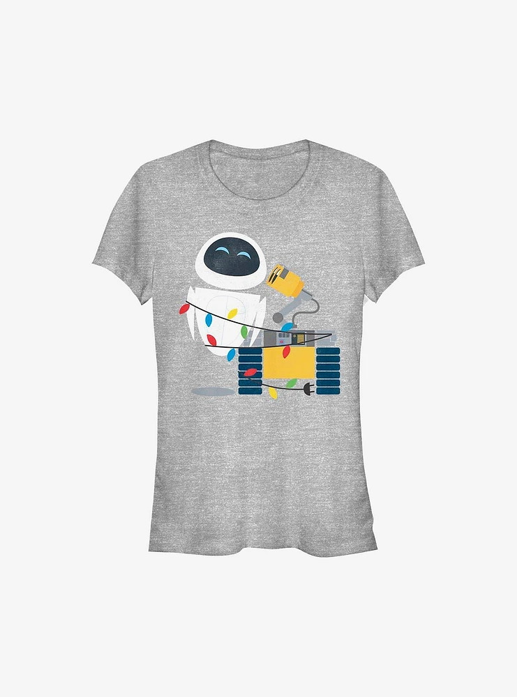 Disney Pixar Wall-E Christmas Lights Girls T-Shirt